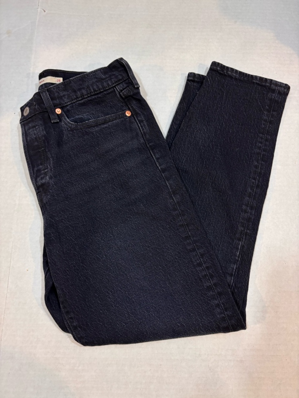 Levi's Premium High-Rise Straight Jeans - Black